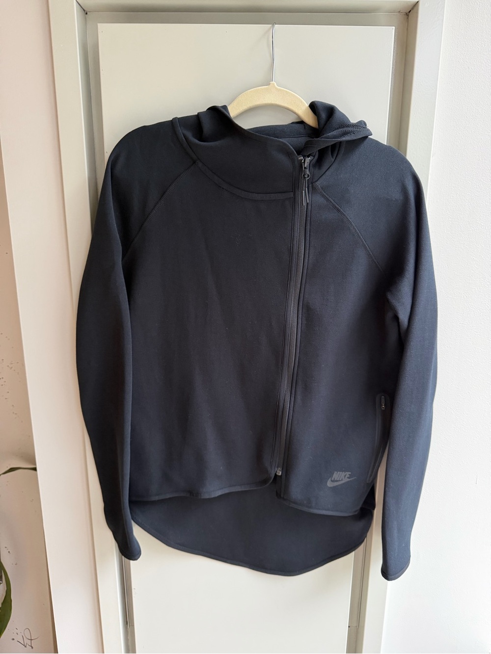 Nike Black Hooded Zip-Up Jacket